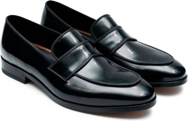 Fabi Formele Leren Loafers Zwart Black Heren