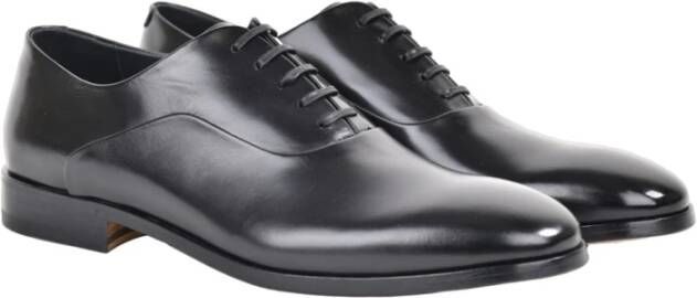 Fabi Geborsteld leren Derby schoenen Black Heren