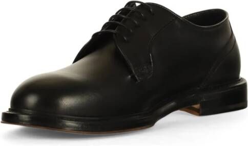 Fabi Leren Derby Schoen Black Heren