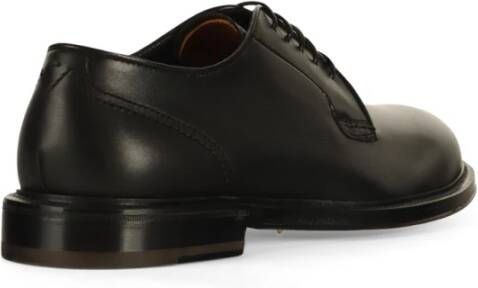 Fabi Leren Derby Schoen Black Heren