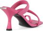 Fabi Leren hoge hak sandalen Pink Dames - Thumbnail 3