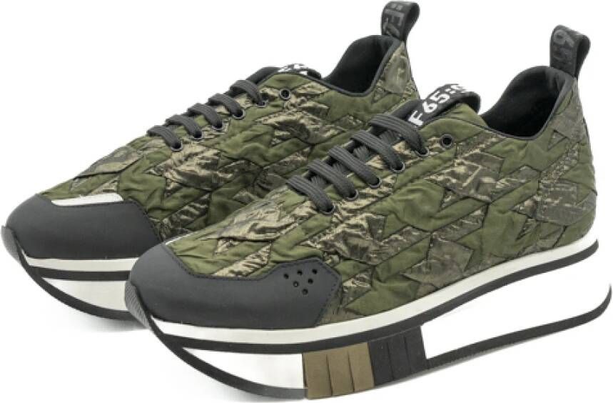 Fabi Militaire Stijl Damesschoenen Green Dames