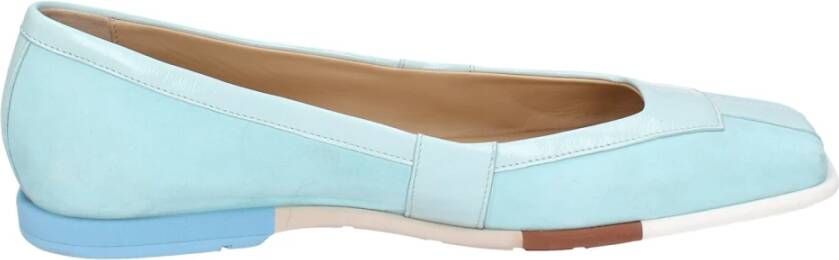 Fabi Suede Ballet Flats voor Vrouwen Blue Dames