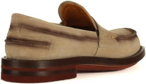 Fabi Suede Loafers voor Heren Beige Heren