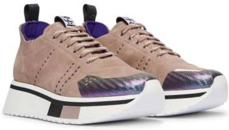 Fabi Velours Hybride Sneaker Malva Purple Dames