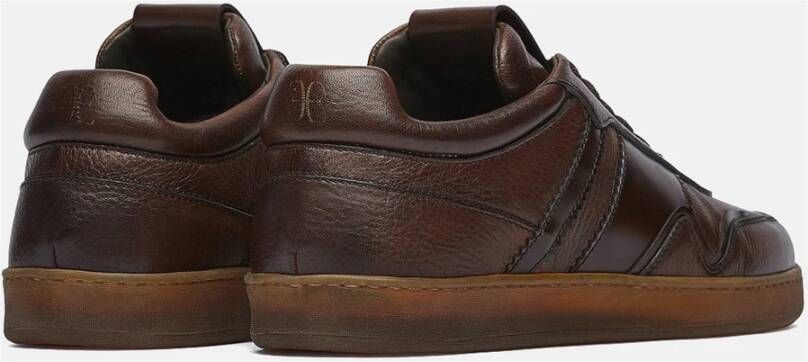 Fabi Veloursneakers met Lactae Hevea zool Brown Heren