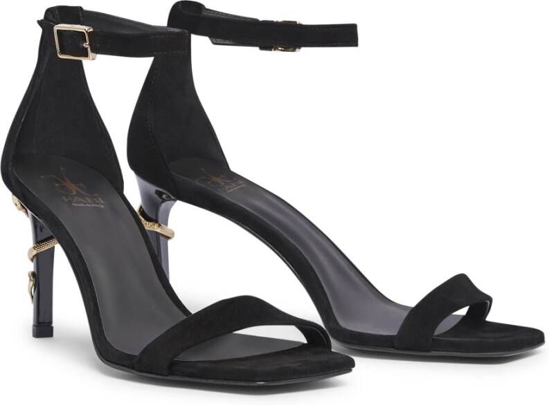 Fabi Zwarte sandalen voor vrouwen Black Dames