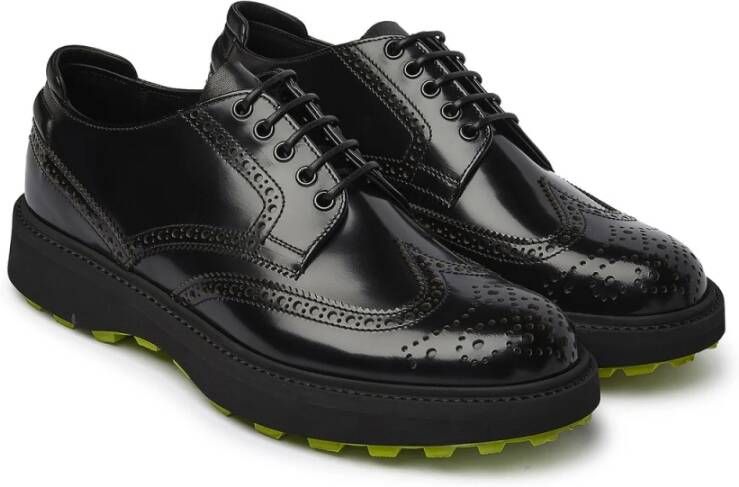 Fabi Zwarte Wembley Heren Platte Schoenen Black Heren