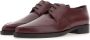 Fabiana Filippi Bordeaux Leren Oxford Schoenen Red Dames - Thumbnail 4