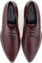 Fabiana Filippi Bordeaux Leren Oxford Schoenen Red Dames - Thumbnail 6