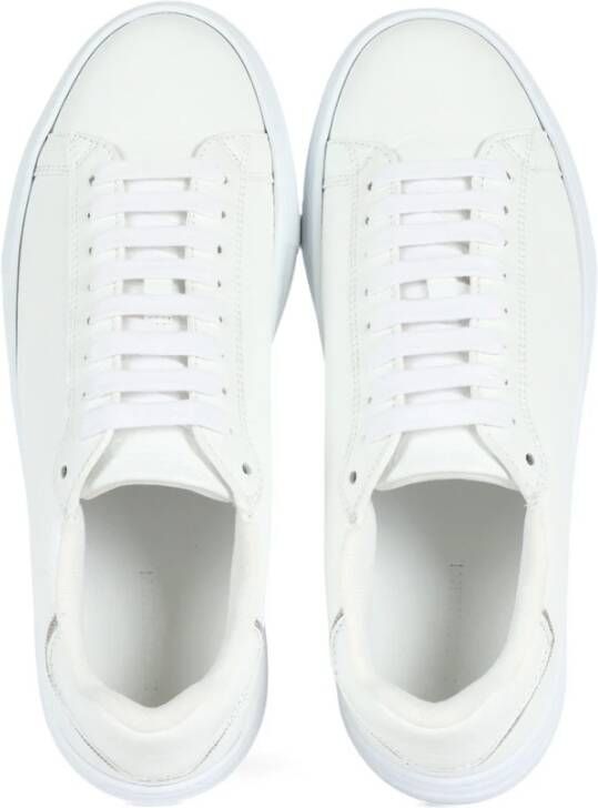 Fabiana Filippi Gehamerd leren sneakers White Dames