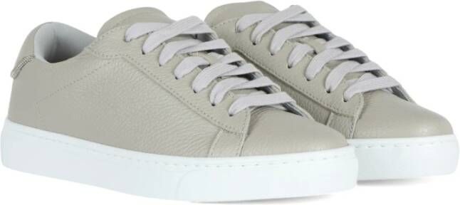 Fabiana Filippi Leren Sneakers Dalila Gray Dames