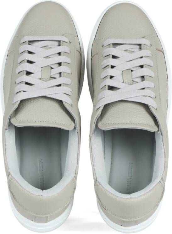 Fabiana Filippi Leren Sneakers Dalila Gray Dames