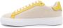 Fabiana Filippi Sneaker van canvas en leer met diamantdraad Beige Dames - Thumbnail 2