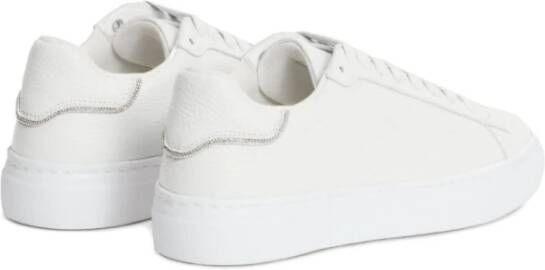 Fabiana Filippi Witte Leren Sneakers White Dames