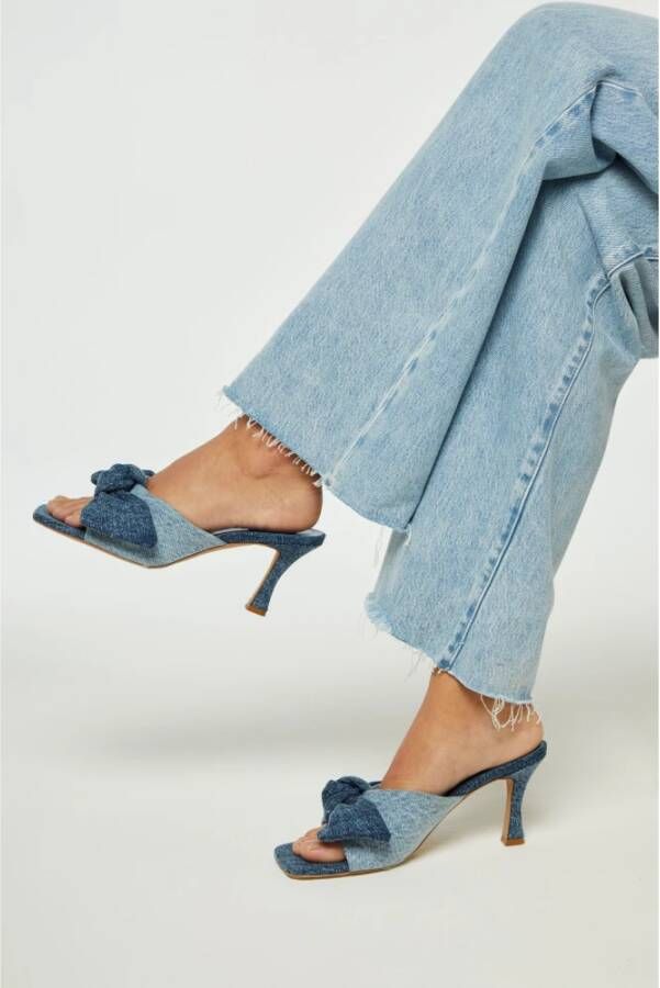 Fabienne Chapot Asha Mule Stijlvolle en Comfortabele Instappers Blue Dames