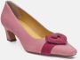 Fabienne Chapot Roze Hart Gesp Leren Pumps Pink Dames - Thumbnail 3