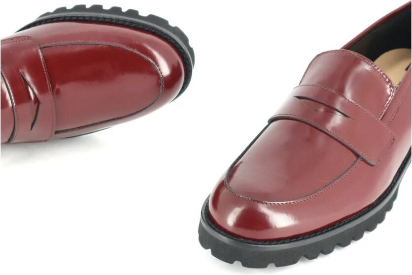 Fabio Rusconi Premium kalfsleren Penny Loafer Alba Red Dames