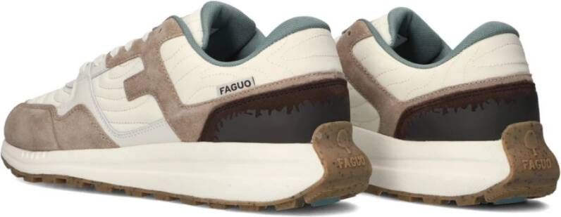 Faguo Beige Geweven Sneakers voor Heren Beige Heren