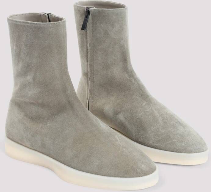 Fear Of God Grijze Suède Leren Sneakers Gray Heren