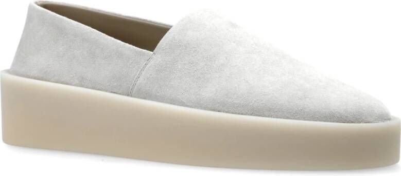 Fear Of God Leren laarzen Espadrille Gray Dames