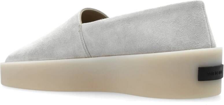 Fear Of God Leren laarzen Espadrille Gray Dames