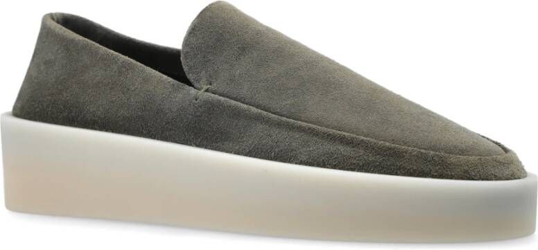 Fear Of God Leren schoenen Loafer Green Dames