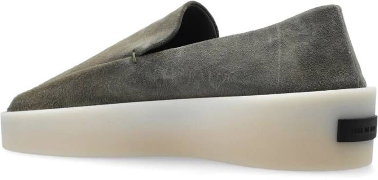 Fear Of God Leren schoenen Loafer Green Dames