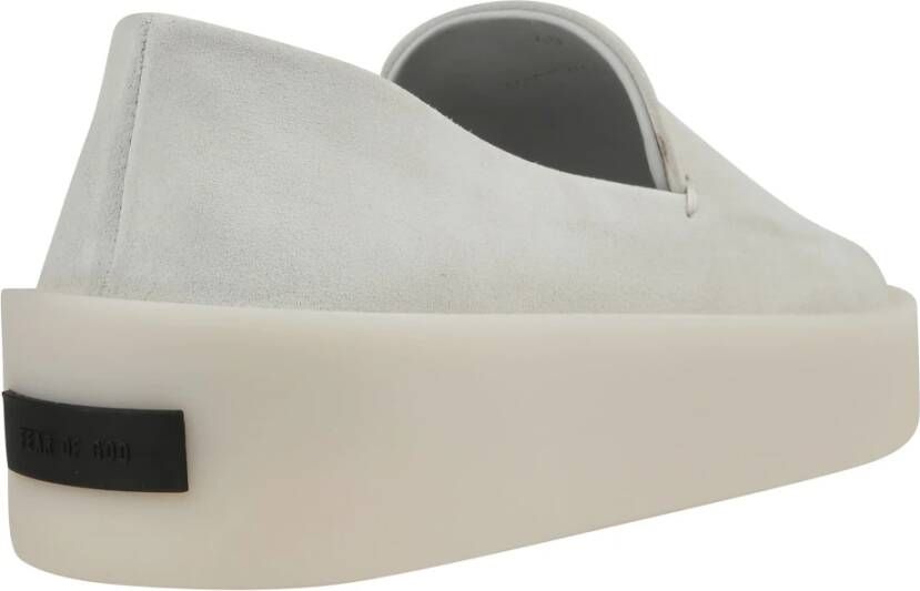 Fear Of God Suede Dove Grey Loafer Schoenen White Heren