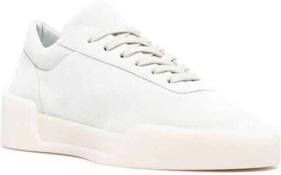 Fear Of God Suede Lace-Up Sneakers met Oversize Sole Gray Heren