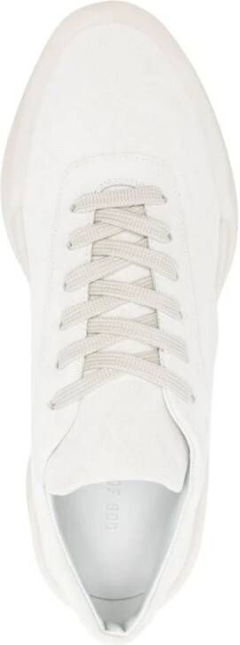 Fear Of God Suede Lace-Up Sneakers met Oversize Sole Gray Heren