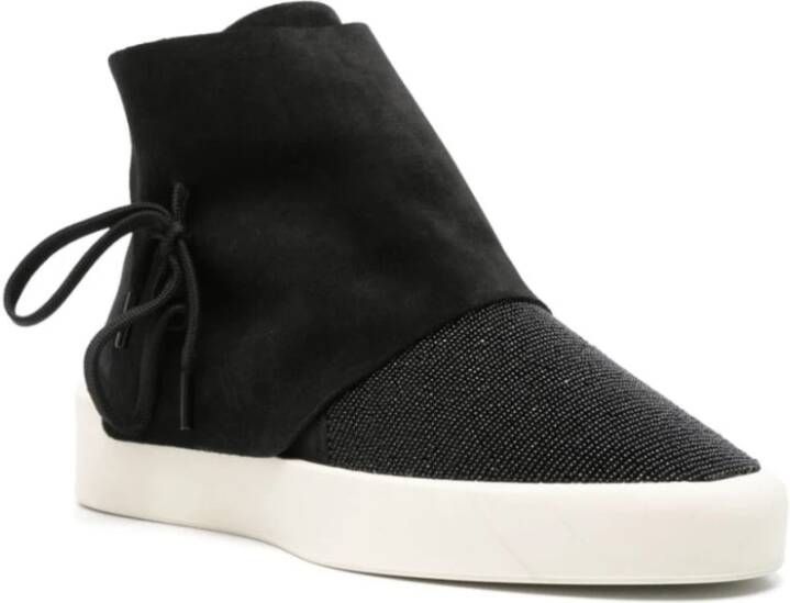 Fear Of God Zwarte platte schoenen met kraaldetails Black Heren