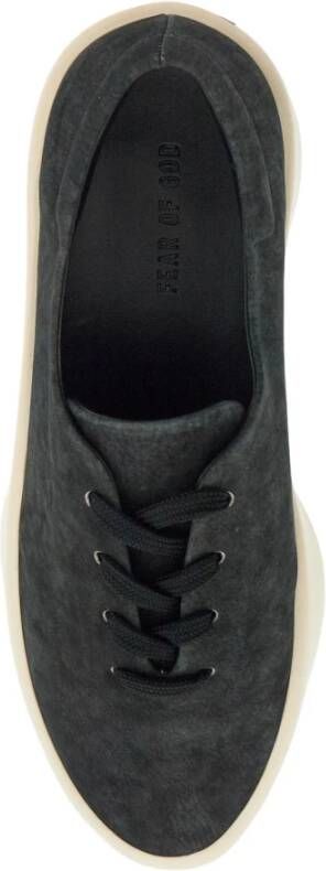 Fear Of God Zwarte Suède Minimalistische Sneakers Black Heren