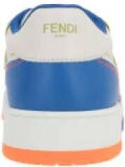 Fendi Blauw en wit laag-top sneakers Multicolor Heren