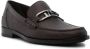 Fendi Bruine leren loafers met korrelige textuur Brown Heren - Thumbnail 2