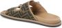 Fendi Bruine Platte Sandalen Elegante Metalen Details Brown Heren - Thumbnail 6