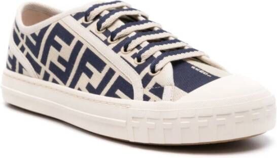 Fendi Canvas FF Motif Sneakers Multicolor Dames