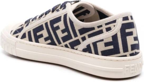 Fendi Canvas FF Motif Sneakers Multicolor Dames