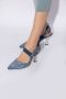 Fendi Colibrì Denim Puntige Hakken Blue Dames - Thumbnail 3