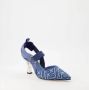 Fendi Colibrì Denim Puntige Hakken Blue Dames - Thumbnail 9