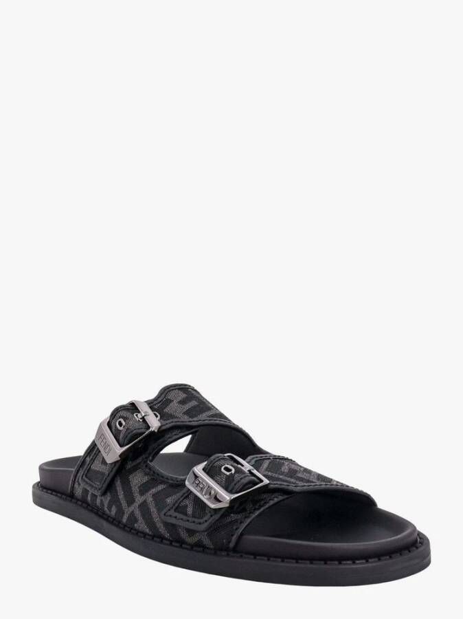 Fendi Elegant Sandal Model E24 Black Heren