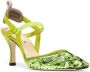 Fendi Elegante Decollete Schoenen voor Vrouwen Green Dames - Thumbnail 2