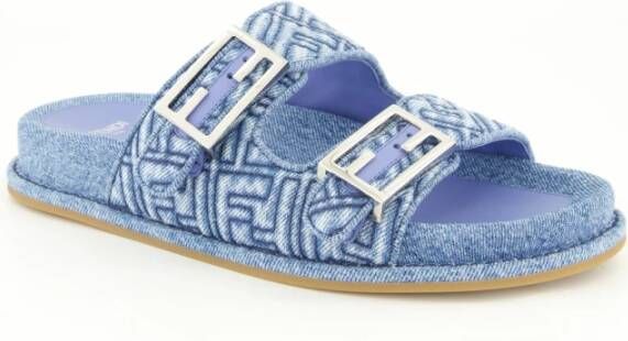 Fendi Feel Jean Sandalen Collectie 2024 Blue Dames