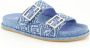 Fendi Feel Jean Sandalen Collectie 2024 Blue Dames - Thumbnail 2