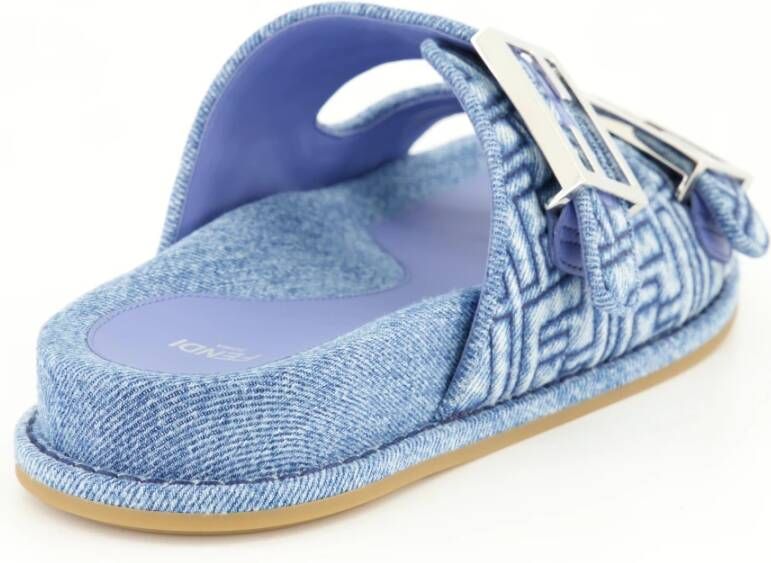 Fendi Feel Jean Sandalen Collectie 2024 Blue Dames