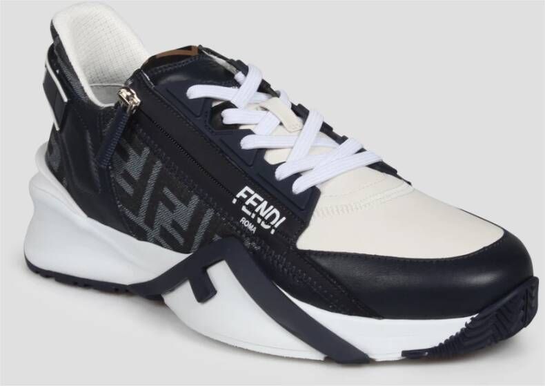 Fendi Flow Sneakers met FF Inzetstukken Black Heren