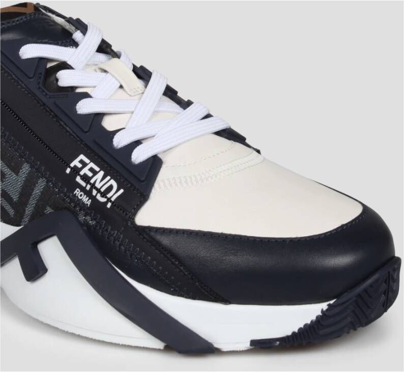 Fendi Flow Sneakers met FF Inzetstukken Black Heren