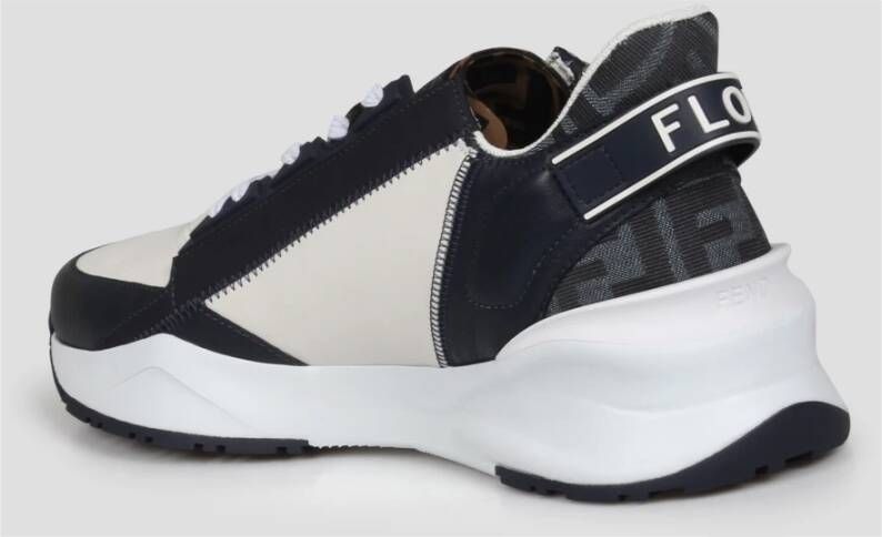 Fendi Flow Sneakers met FF Inzetstukken Black Heren