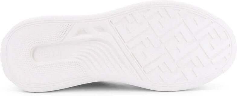 Fendi Force Low-Top Leren Sneakers White Heren