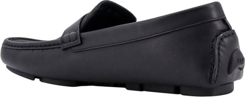 Fendi Jacquard Eclissi Leren Loafer Black Heren